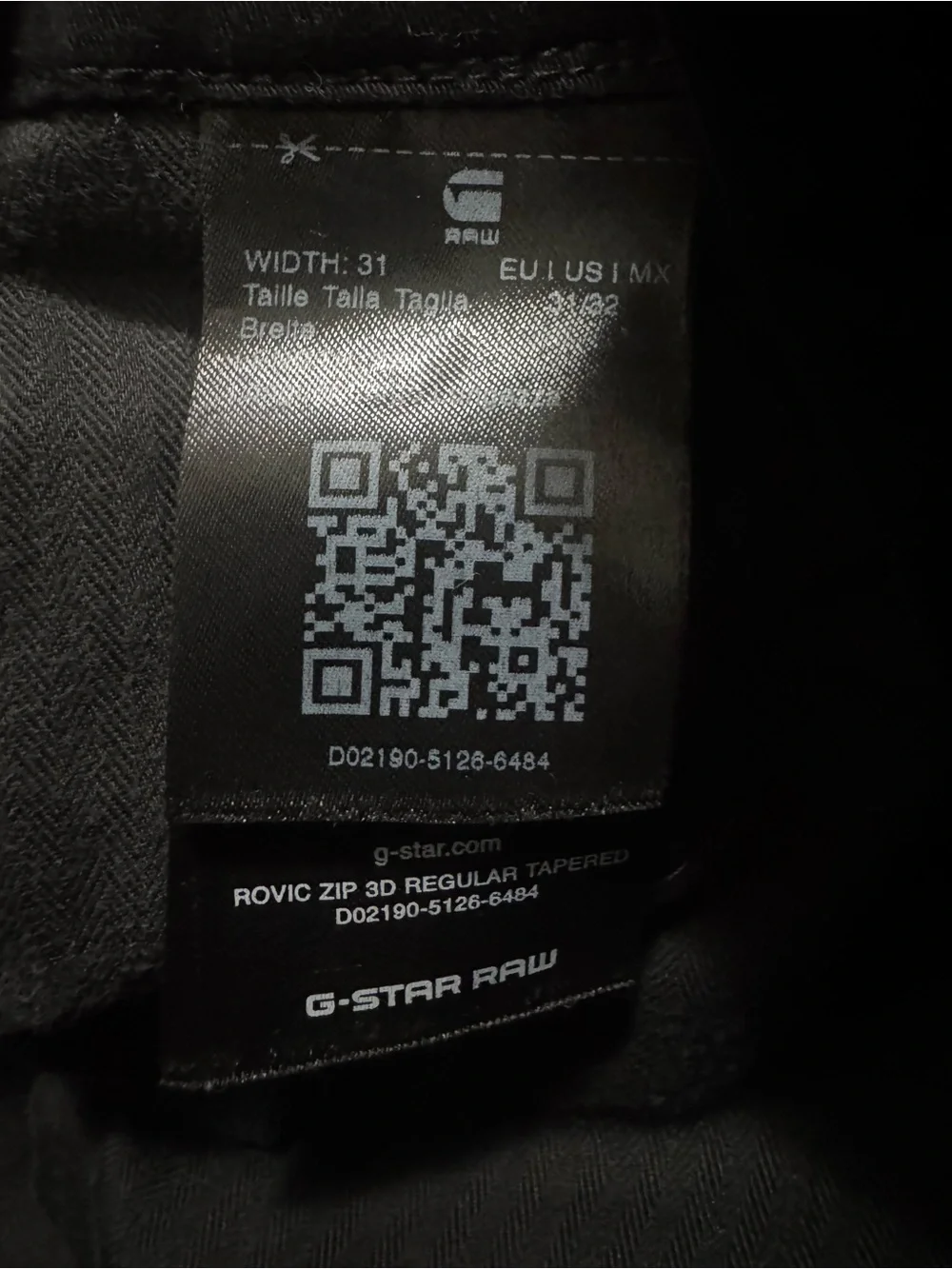 G-Star black cargo